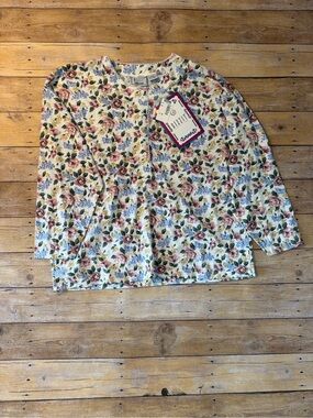 Vintage Bizzit floral blouse - size XL
